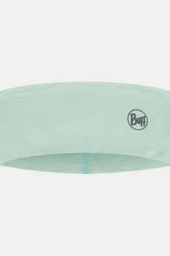 Bandeau Lw Merino Wool Headband Solid Seagrove Green