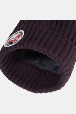 Bonnet Pompom Badge Beanie K