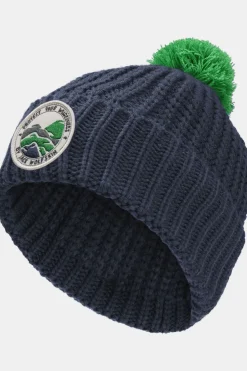 Bonnet Pompom Badge Beanie K