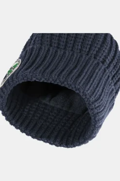 Bonnet Pompom Badge Beanie K