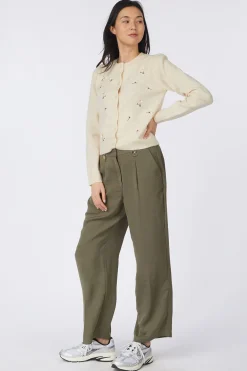 Cardigan Vmfiorella Emb Ls O-Neck Short Card Boo