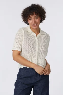 Cardigan Vmmystic Beach 2/4 Poloneck Cardigan