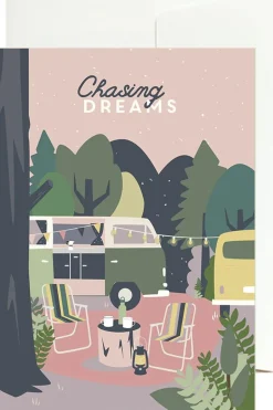 Carte De Voeux Greeting Card Chasing Dreams