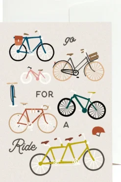 Carte De Voeux Greeting Card Go For A Ride