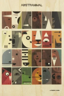 Carte De Voeux Postcard Animals