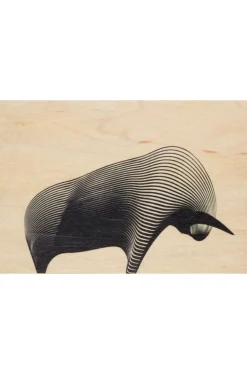 Carte De Voeux Postcard Bull