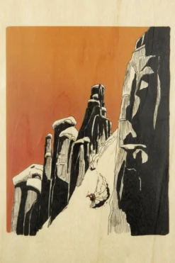 Carte De Voeux Postcard Couloir