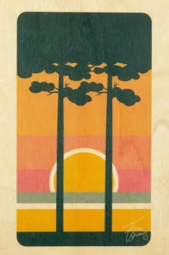 Carte De Voeux Postcard Forest