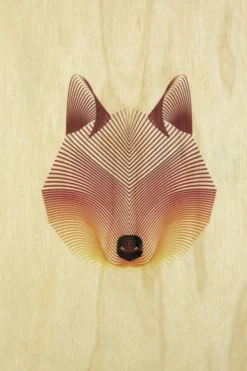 Carte De Voeux Postcard Fox