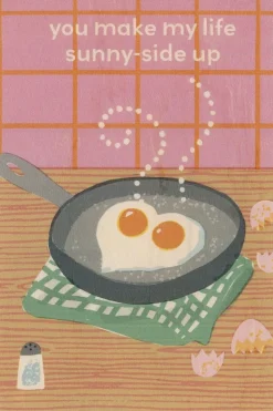 Carte De Voeux Postcard Greetings 3Ca Eggs