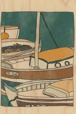 Carte De Voeux Postcard Le Sud Le Port