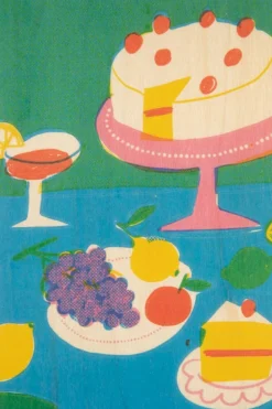 Carte De Voeux Postcard Mega Cake