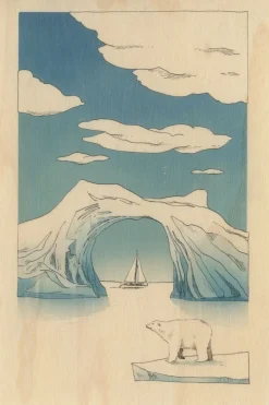 Carte De Voeux Postcard Ride Polar