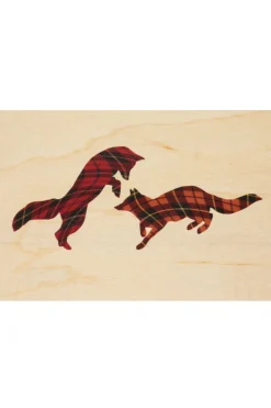 Carte De Voeux Postcard Renards