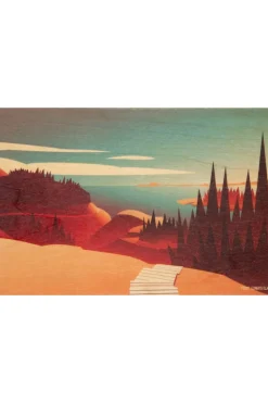 Carte De Voeux Postcard Wood Path