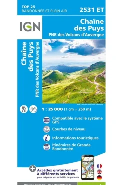 Chaîne des Puys PNR des Volcans d'Auvergne gps