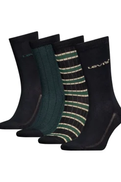 Chaussettes Levis Giftbox Reg Cut Stripe 4P