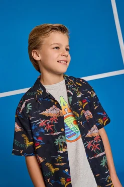 Chemise Hawaiian Jungle