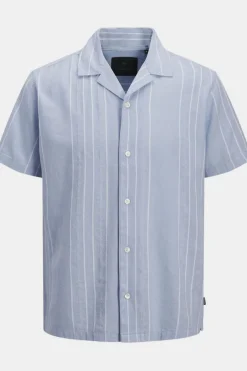 Chemise Jprblariver Linen Bl. Dobby