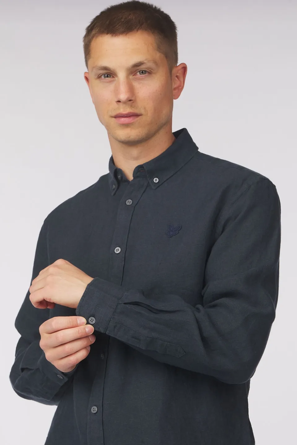 Chemise Long Sleeve Linen Reframed