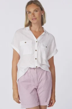 Chemise Solid With Pockets