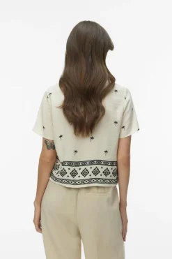 Chemise Vmkai S/S Shirt Wvn Btq Fr