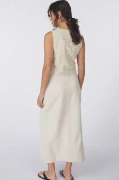 Chemise Vmmillia Sl Embroidery Waistcoat