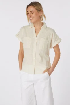 Chemise Vmthilde Ss Shirt Wvn Noos