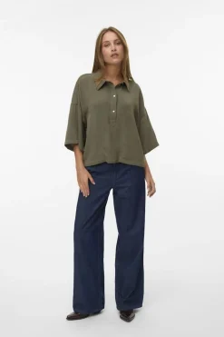 Chemisier Vmicelyn 3/4 Shirt Wvn Btq