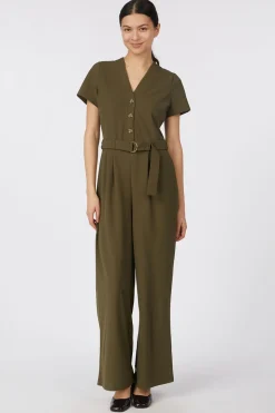 Combinaison Vmkristina Ss V-Neck Jumpsuit Jrs Ga