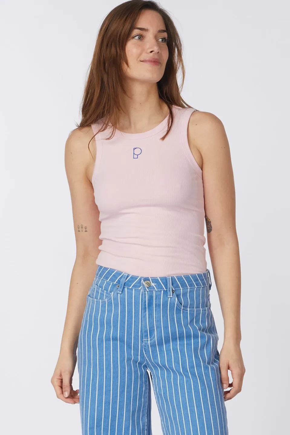 Débardeur Rib Shell Pink