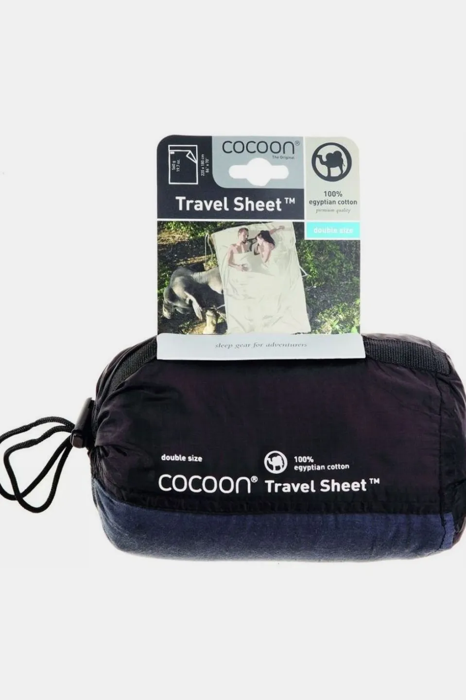 Drap Travelsheet Double Egyptian Cotton