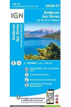 Embrun / Les Orres / Lac de Serre-Ponçon gps