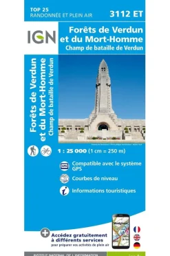 Forêts de Verdun et du Mort-Homme gps