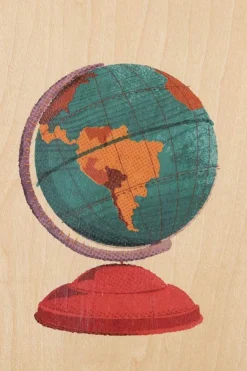 Gadget Postcard Globe