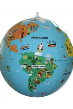 Globe gonflable 30 cm P'tits Voyageurs