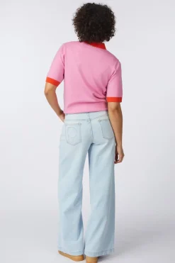 Jeans Baggy Wideleg Light Blue