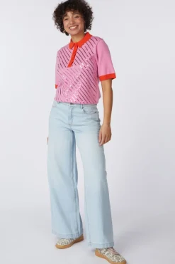 Jeans Baggy Wideleg Light Blue