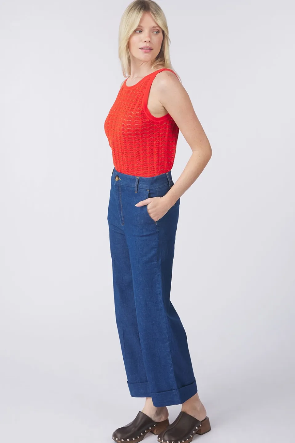 Jeans Lisa Culotte Chambray