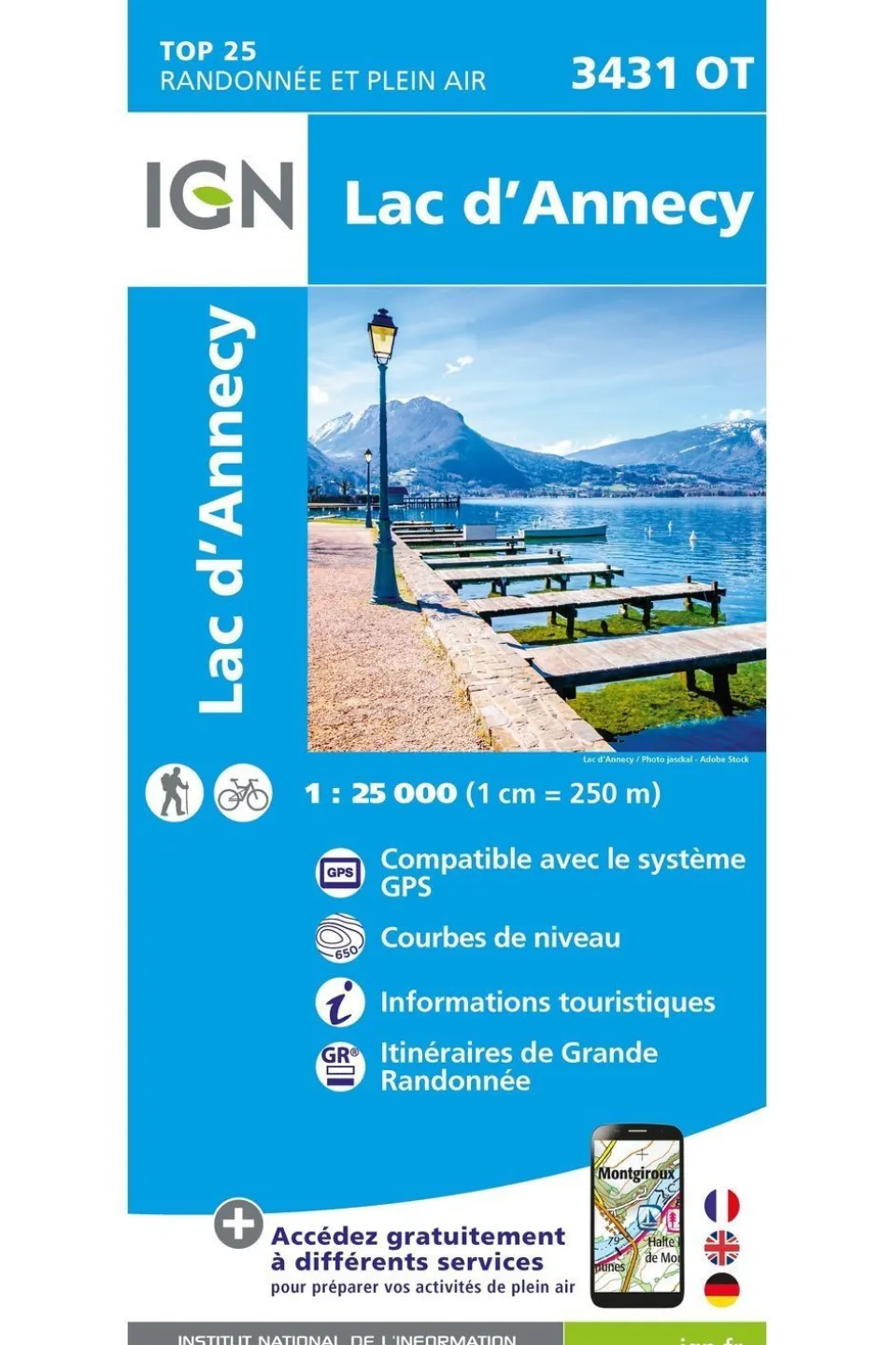 Lac d'Annecy gps