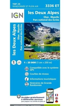 Les Deux Alpes / Olan / Muzelle / PNR des Ecrins gps
