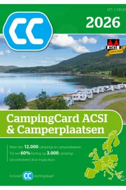Livre Campingcard & Camperplaatsen 2025 Gps 20 Landen