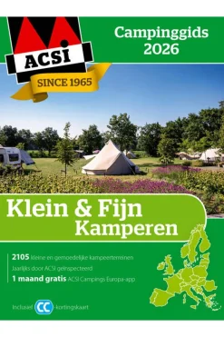 Livre Campinggids Klein & Fijn Kamperen In Eu App 2025 Gps