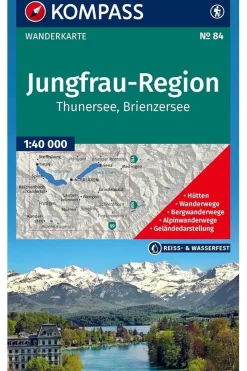 Livre Jungfrau Region 84 Gps R/V Wp Kompass Thunersee Brienzersee