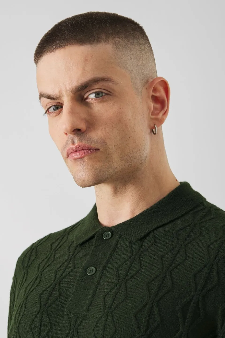Polo Structured Merino