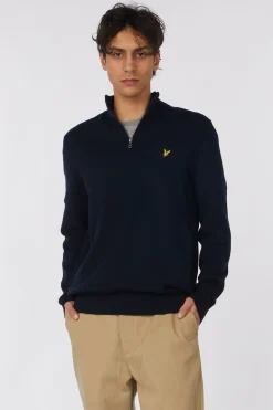 Pull Cotton Merino Quarter Zip
