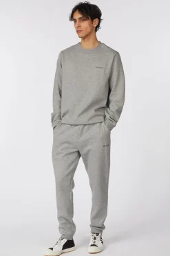 Pull Logo Brushback Crew Neck