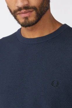 Pull Pique Stitch Jumper Sharp