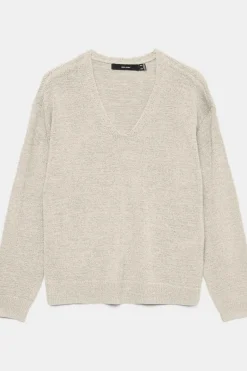Pull Vmcharity Ls V-Neck Pullover Noos