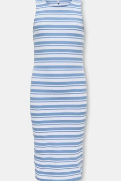 Robe Kogbelfast Life Stripe Sl Midi Dress Jrs